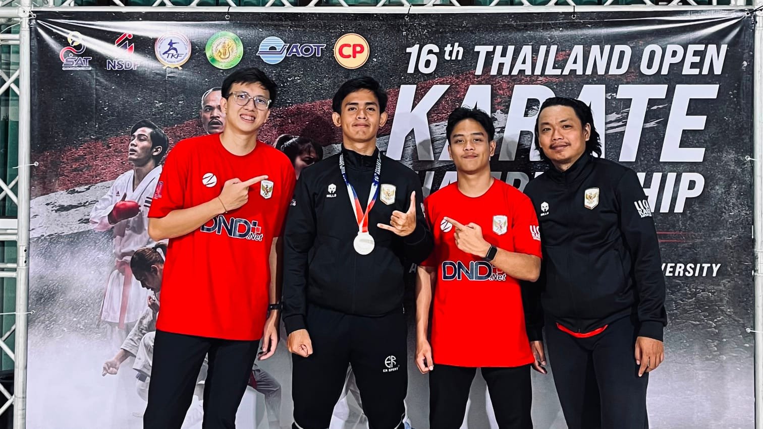 Karateka Bandung Usamah Syakib Iskandar Raih Perak di Thailand Open 2026, Jebolan Liga Pelajar