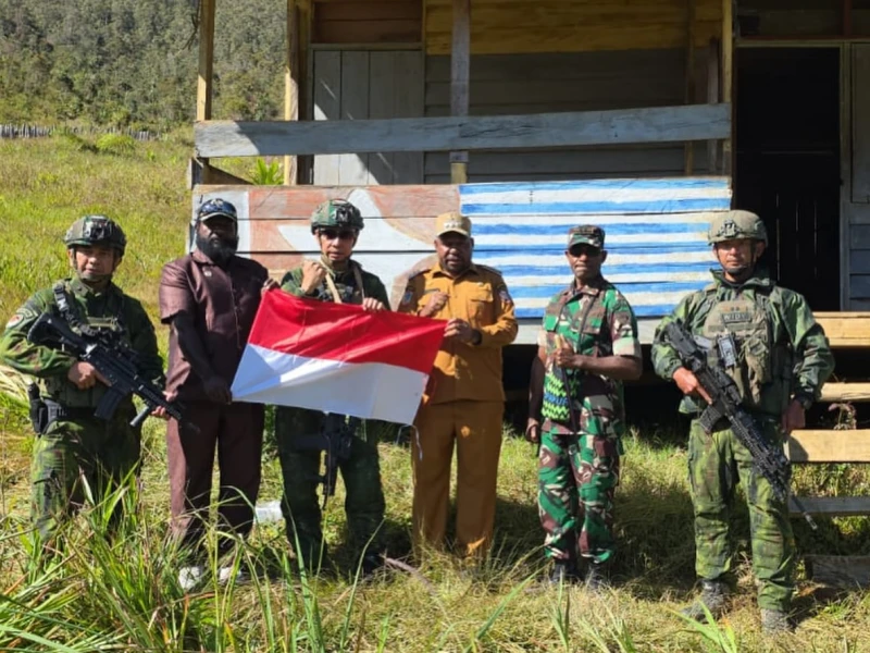 Panglima Kogabwilhan III Pimpin Langsung Upacara HUT ke-81 RI di Intan Jaya, Lokasi Itu Bekas Markas OPM