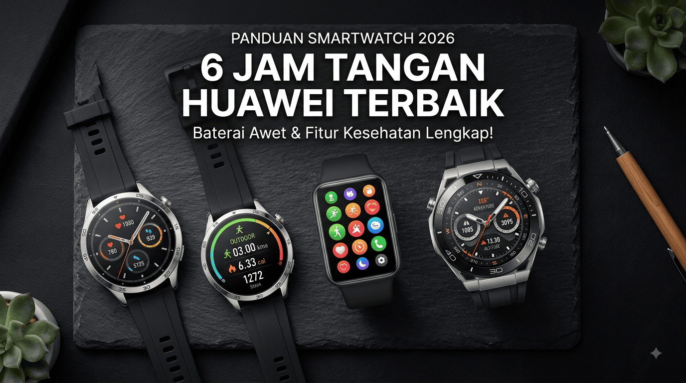Huawei Watch GT 4 dan Watch Fit 3 Jadi Andalan, Ini 6 Rekomendasi Smartwatch Terbaik dari Rp 1,5 Juta