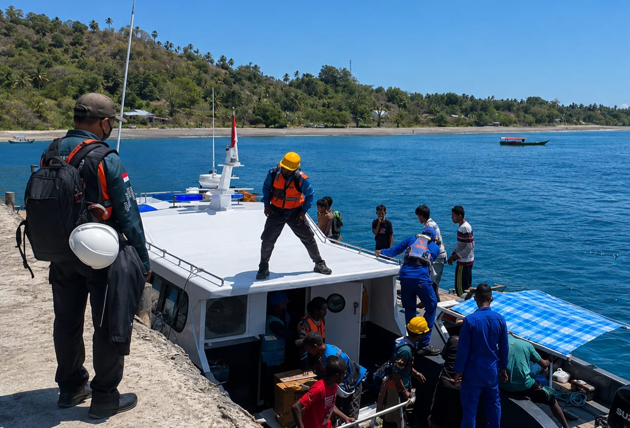 PLN Kerahkan Tim ke Pulau Palue dan Golo Lebo, Perbaiki Listrik Rusak Akibat Gempa Flores