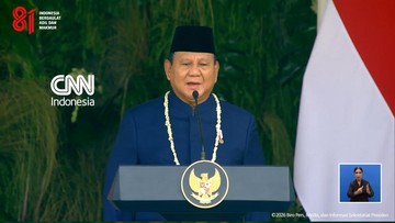 Presiden Prabowo Pimpin Upacara HUT ke-81 RI di Istana Merdeka, Tandai Perayaan Pertama di Ibu Kota Baru