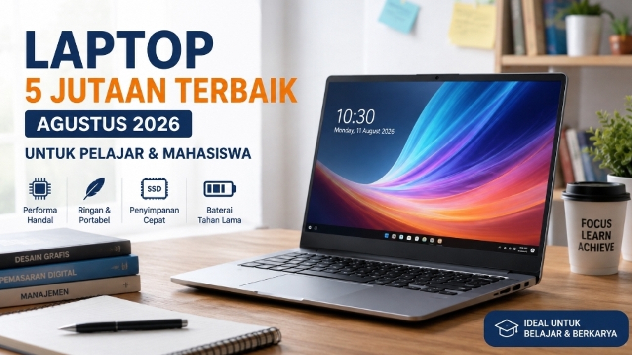 Acer Aspire Lite 14 Masuk Daftar Laptop Rp 5 Jutaan 2026, RAM 8GB dan SSD 512GB untuk Kuliah