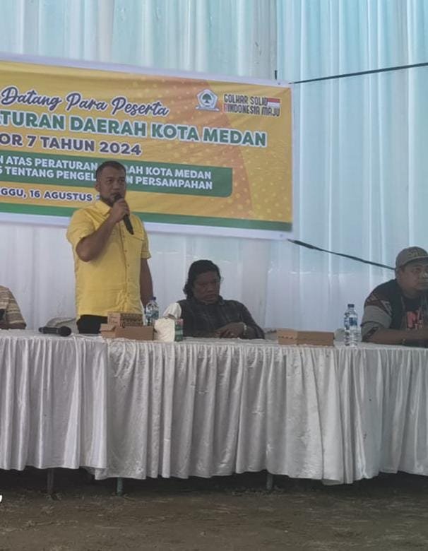Wakil Ketua DPRD Medan Hadi Suhendra Sosialisasikan Perda Pengelolaan Sampah ke Warga Medan Marelan
