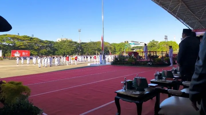 Paskibraka Makassar Tampilkan Formasi Benteng Rotterdam dan Stupa Borobudur, Ini Makna di Balik Gerakannya