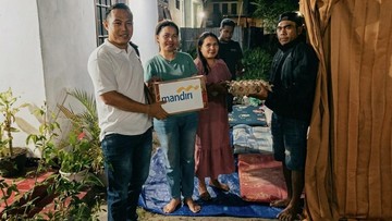 Bank Mandiri Kirim Tenda hingga Sembako untuk Korban Gempa NTT, Enam Kabupaten Jadi Prioritas
