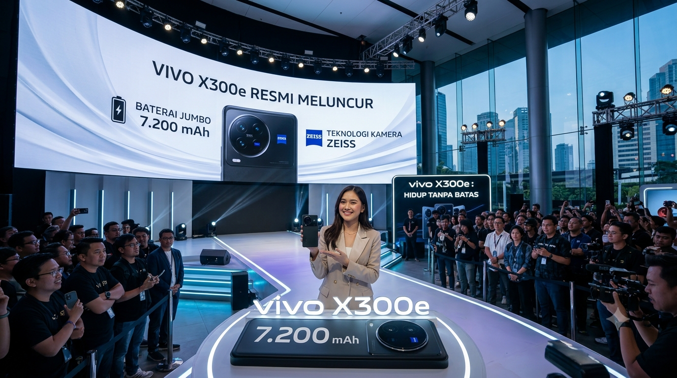 Vivo X300e Resmi Meluncur dengan Baterai 7.200 mAh dan Kamera Zeiss