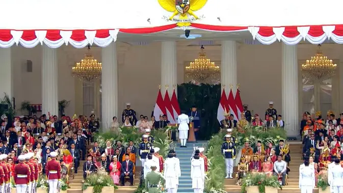 Angel Pieters hingga Krisdayanti Meriahkan Upacara HUT ke-81 RI di Istana Negara