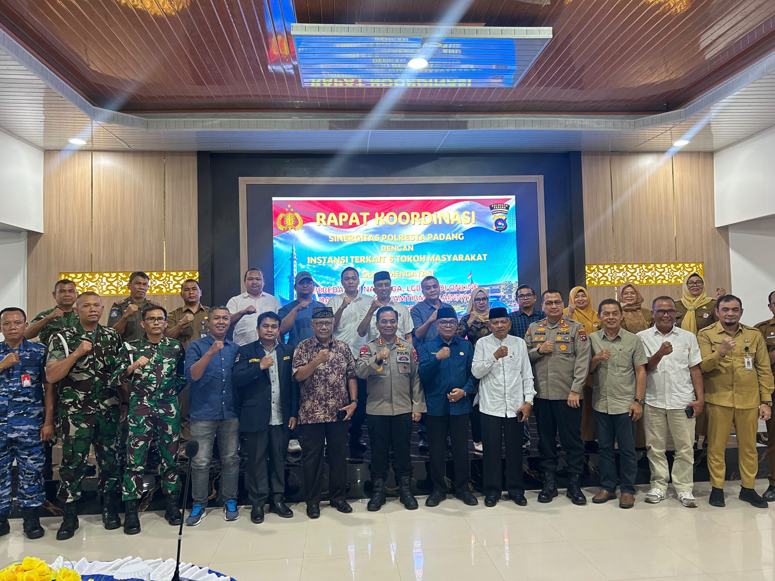 Polresta Padang Gelar Rakor dengan Tokoh Masyarakat, Bahas Peredaran Narkoba hingga Judi Online di Kota Padang
