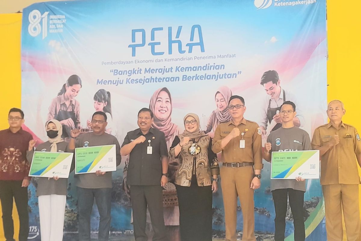 50 Penerima Manfaat BPJS Ketenagakerjaan di Pangkalpinang Ikut Program PEKA, Wali Kota Dorong Lahirnya Usaha Produktif