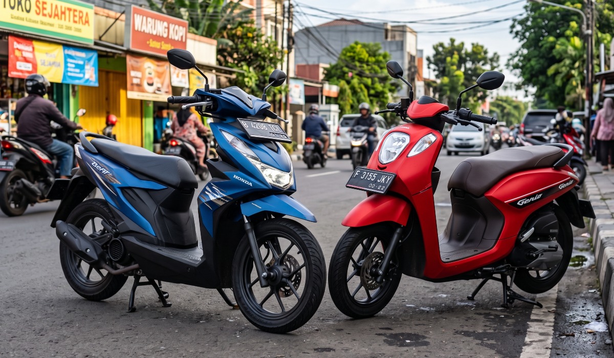 Honda BeAT dan Genio Sama-Sama Irit, Beda Tipis di Konsumsi BBM dan Biaya Servis