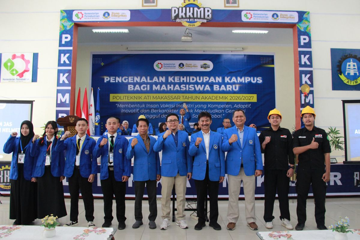Politeknik ATI Makassar Terima 443 Mahasiswa Baru, 120 Penerima Beasiswa IMIP Siap Jadi Talenta Industri