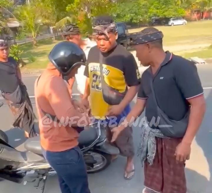 Begal Bokong di Abiansemal Badung: Pemotor IWCA Dibekuk Warga Usai Korban Mahasiswi Berteriak Histeris
