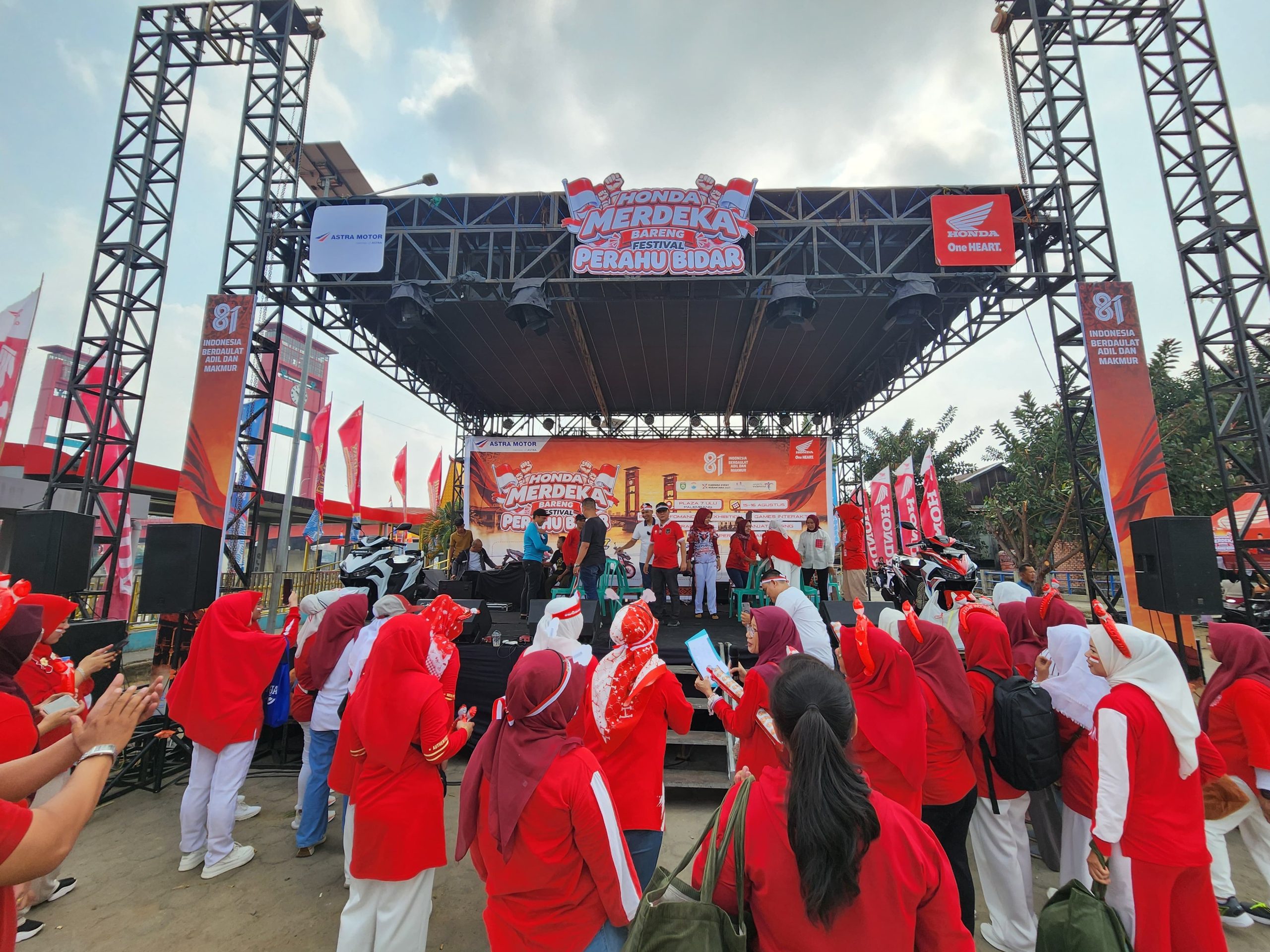 Honda Ramaikan Festival Perahu Bidar Palembang 2026: Booth Interaktif, Live Music, dan Promo Khusus