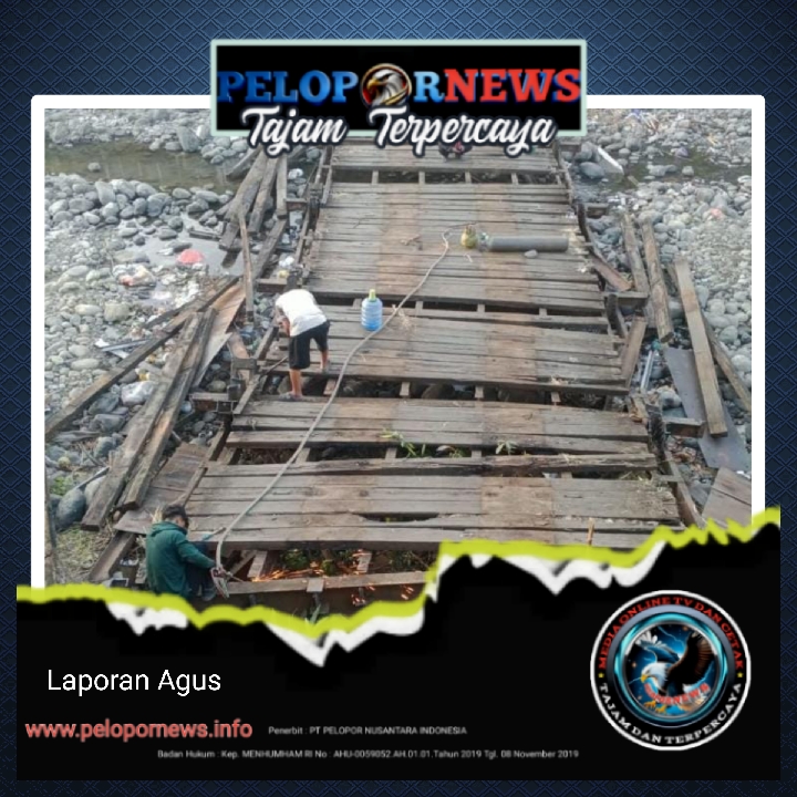 Jembatan Cenrana Soppeng Rp7,9 Miliar Resmi Dibangun, Kontraktor Mulai Bongkar Struktur Lama