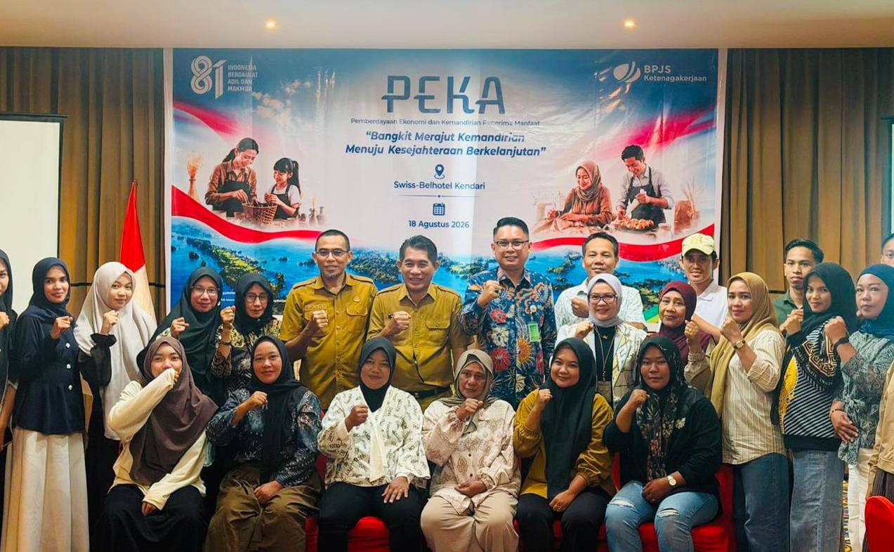 BPJS Ketenagakerjaan Sultra Bekali Ahli Waris Peserta dengan Literasi Keuangan dan Pelatihan Wirausaha di Kendari