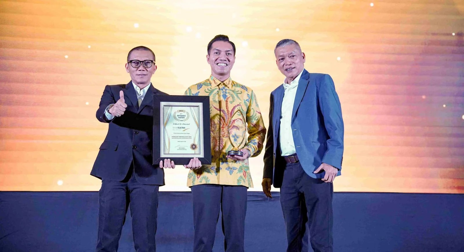Bank Sultra Pertahankan Predikat Kinerja Sangat Baik 25 Tahun Beruntun, Sabet Dua Gelar Infobank Award 2026