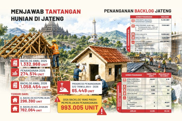 81.000 Rumah Tidak Layak Huni di Jateng Diperbaiki, Bukan Cuma Bangunannya tapi Ekonomi Penghuni Ikut Dibenahi