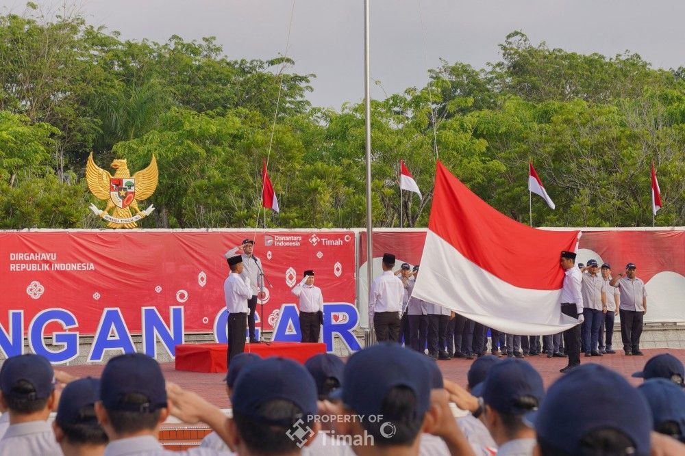 HUT ke-81 RI, PT TIMAH Gelar Upacara di Kantor Pusat dan Wilayah Operasional, Direksi Ingatkan Kontribusi Nyata