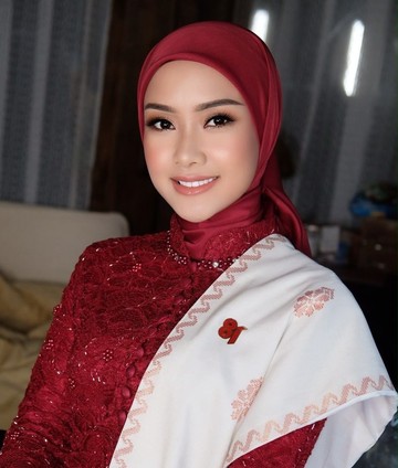 Cita Citata Hadiri Upacara HUT ke-81 RI di Istana Merdeka dengan Hijab Pertamanya