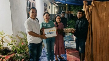 Bank Mandiri Salurkan Bantuan Tenda hingga Sembako untuk Korban Gempa NTT, Sinergi BUMN Terkoordinasi Danantara