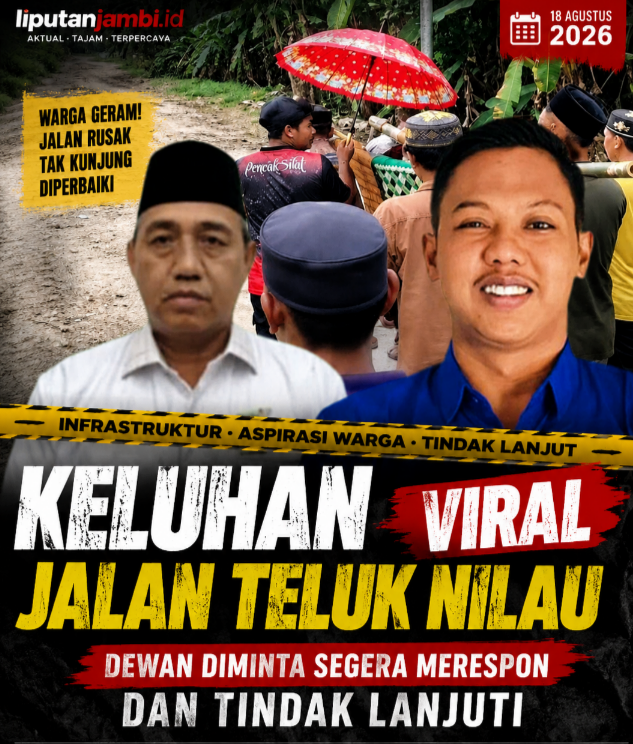 Jalan Rusak di Teluk Nilau Tanjab Barat Viral, Warga Antar Jenazah 5 Kilometer Kini Direspons DPRD