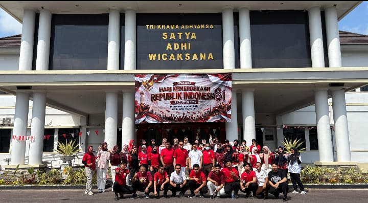 HUT ke-81 RI, Kejari Bangka Selatan Gelar Lomba Tradisional untuk Perkuat Kekompakan Pegawai