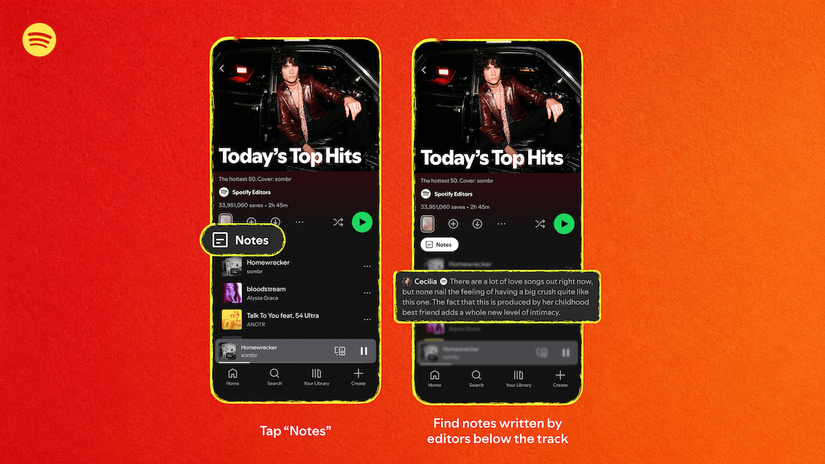 Spotify Rilis Playlist Notes, Pengguna Bisa Tambah