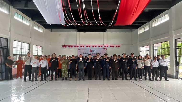 162 Warga Binaan Rutan Bengkayang Terima Remisi HUT ke-81 RI, 3 Langsung Bebas