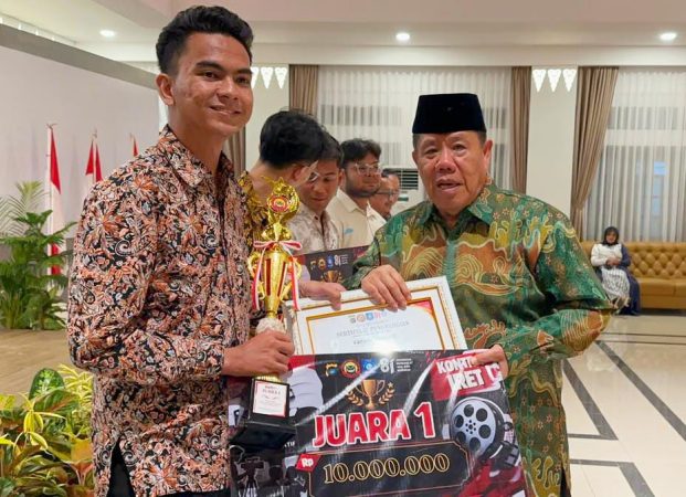 Mahasiswa UBB Fadhil Hidayat Juara 1 Lomba Video Edukatif Densus 88, Usung Tema Lawan Propaganda Radikal