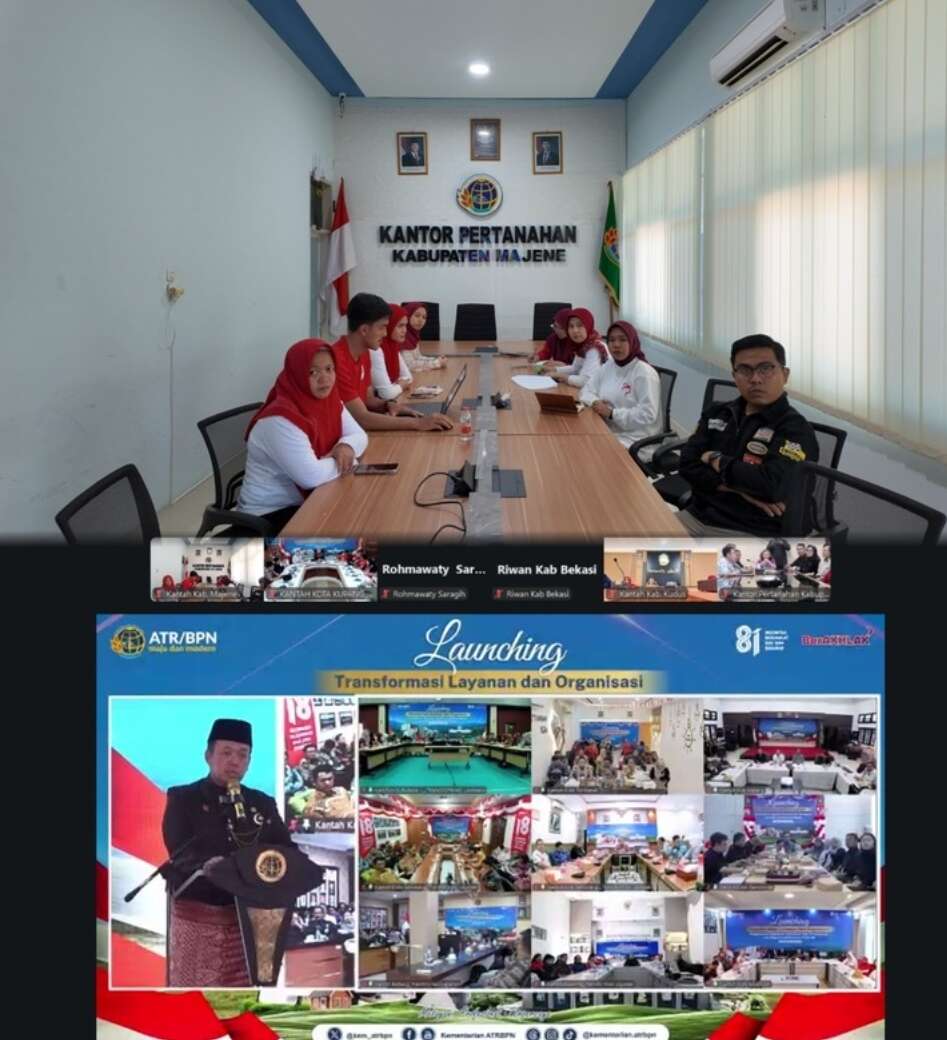 HUT RI ke-81, Kementerian ATR/BPN Luncurkan Transformasi Layanan, Kantah Majene Siap Terapkan Pengukuran Maksimal 7 Hari