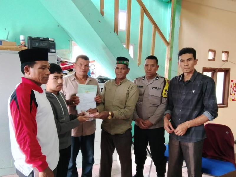 Sengketa Warisan di Bener Meriah Selesai, Bhabinkamtibmas Mediasi Pembagian Tanah dan Rumah