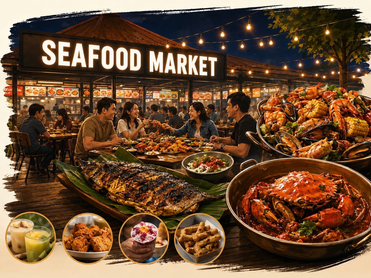 Seafood Market Gading Serpong Hadirkan 6 Tenant Besar dan 4 Booth Jajanan, Menu Mulai Rp 30 Ribuan