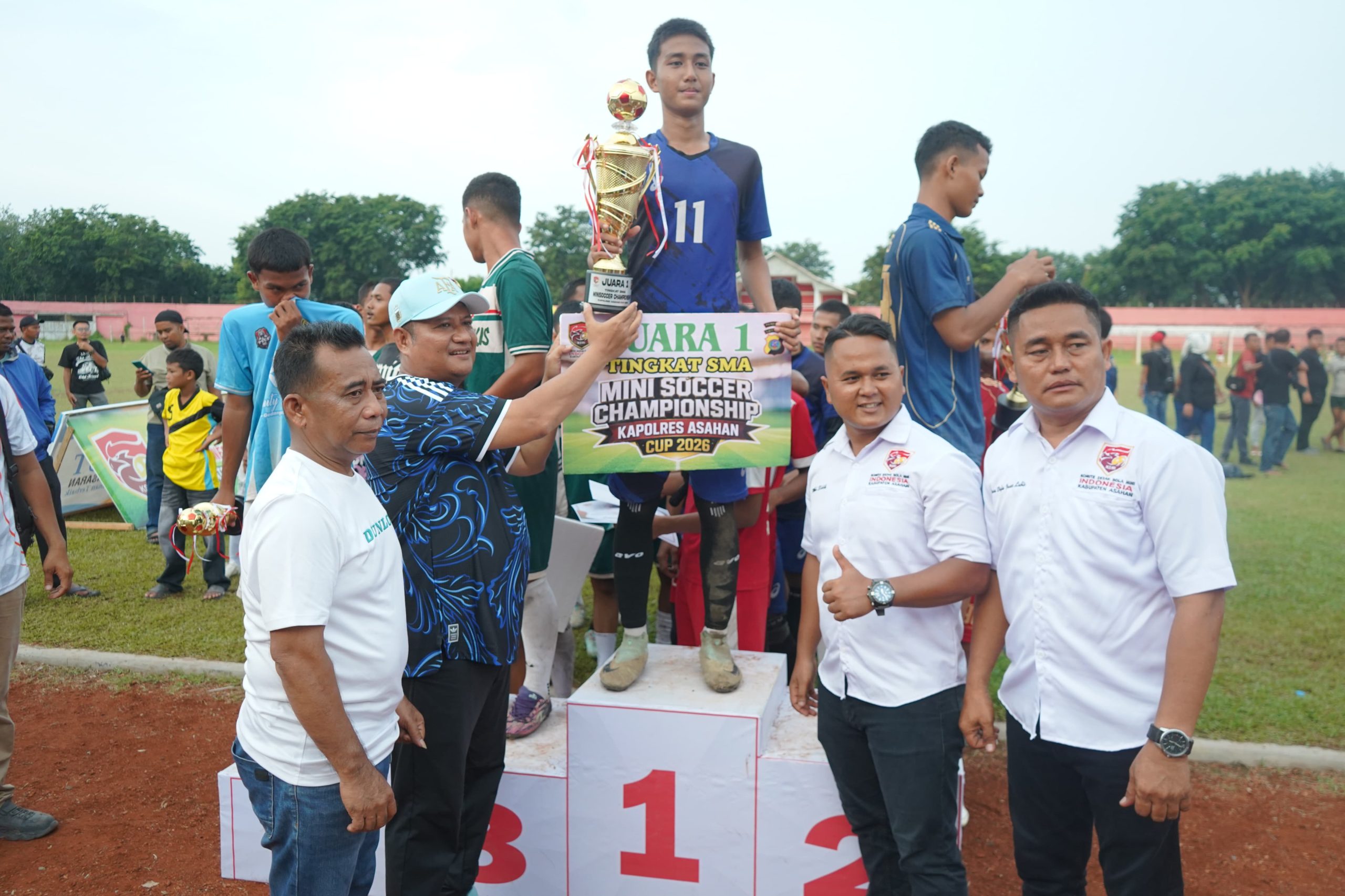 Wakil Bupati Asahan Rianto Dorong Pembinaan Talenta Muda Lewat Kapolres Asahan Cup 2026, 121 Tim Berlaga di Stadion Mutiara Kisaran