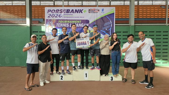 Bank Sulselbar Juara Umum PORSEBANK 2026 dengan 4 Medali Emas, Kalahkan 12 Anggota BMPD