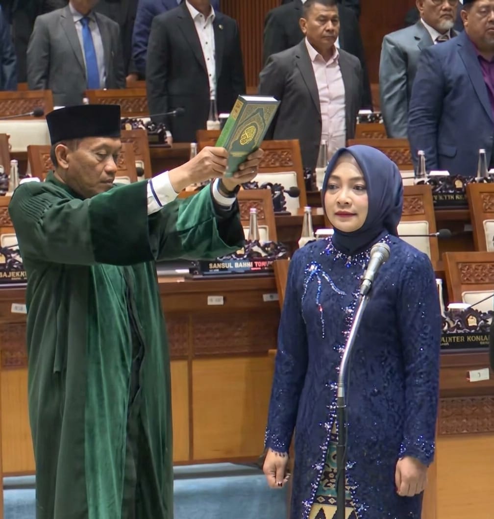Nessy Kalviya Resmi Gantikan Tamanuri di DPR RI, Janji Perjuangkan Pendidikan Hingga Lapangan Kerja untuk Lampung II