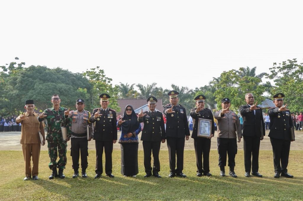 355 Personel dan Mitra Polda Riau Terima Penghargaan Ekspedisi Merah Putih Presisi, 112 dari Unsur Eksternal