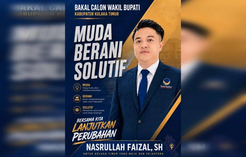 Nasrullah Faizal Siap Maju di Bursa Calon Wakil Bupati Kolaka Timur, NasDem Konawe Beri Sinyal