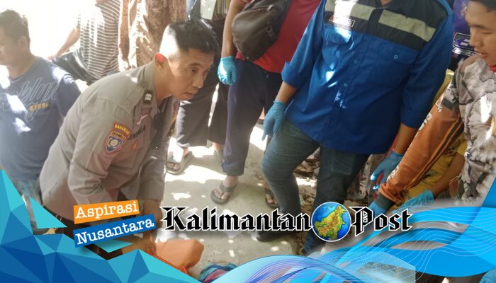 Pria Lansia Asal Batola Ditemukan Meninggal di Siring Pasar Tungging Banjarmasin, Polisi Olah TKP