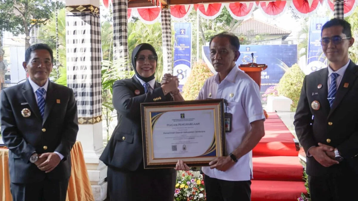 Raih Skor 98,2, Pemkab Jembrana Duduki Peringkat II Indeks Reformasi Hukum se-Bali 2026