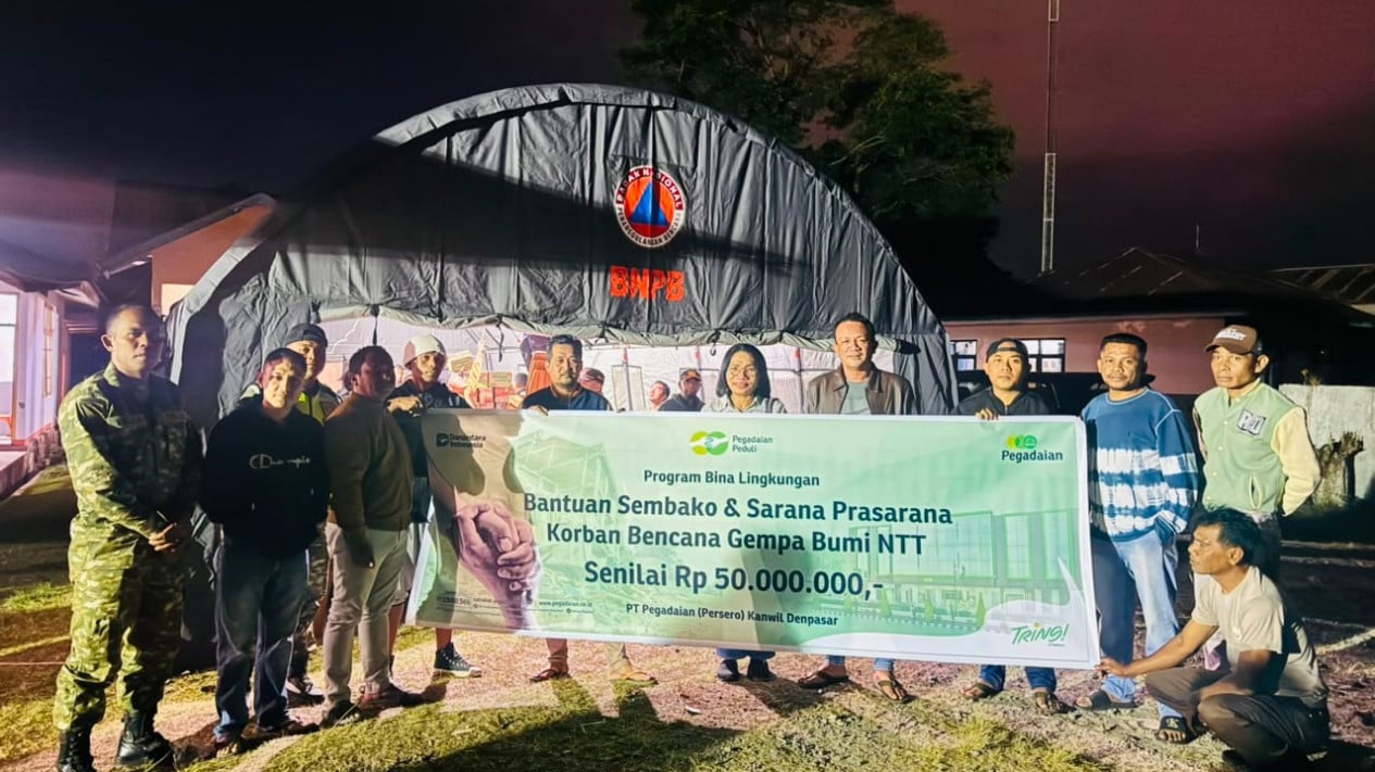 Pegadaian Salurkan Bantuan Logistik ke Enam Kabupaten Terdampak Gempa M 7,7 di NTT