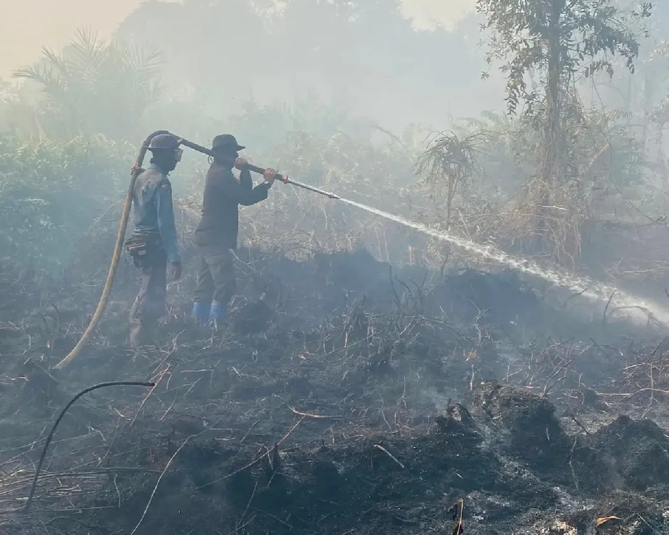 BPBD Kotim Kerahkan Pompa Besar di Sungai Mentaya Antisipasi Embung Kering Saat Karhutla 2026