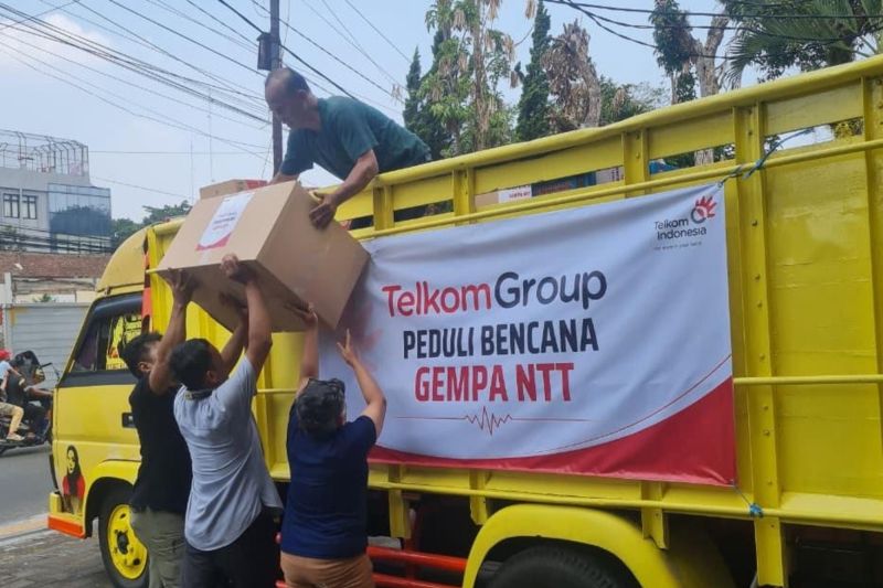 Layanan Telkom di NTT Pulih 100 Persen Tiga Hari Pascagempa, 17 Titik Terdampak Andalkan Satelit Telkomsat