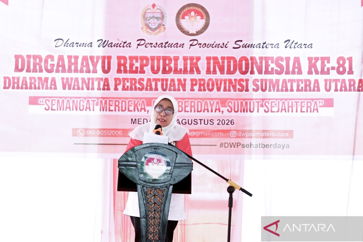 Penasihat DWP Sumut Titiek Sugiharti Ajak Anggota Perkuat Peran Perempuan di Keluarga dan Masyarakat