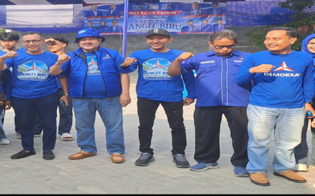 HUT ke-25 Demokrat di Tubaba: Ribuan Warga Dapat Pasar Murah dan Pengobatan Gratis, Edi Anwar Ucapkan Terima Kasih