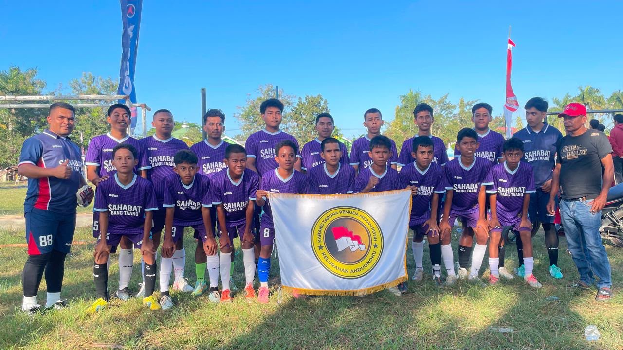 Karang Taruna Anduonohu Gelar Kejuaraan Sepak Bola Antar-RW untuk Peringati HUT ke-81 RI, RW 1 D Menang 3-1