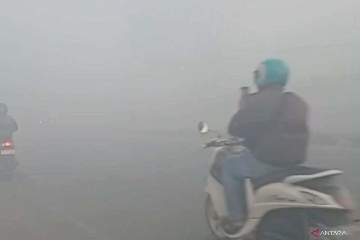 Kabut Asap Kiriman Mulai Rembes ke Banjarmasin, Kota Seribu Sungai Kalsel Tak Punya Titik Karhutla