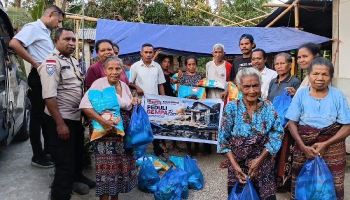 Gempa Flores di Sikka: 99 KK di Desa Iligai Masih Bertahan di Posko, Bantuan Sembako Mulai Mengalir