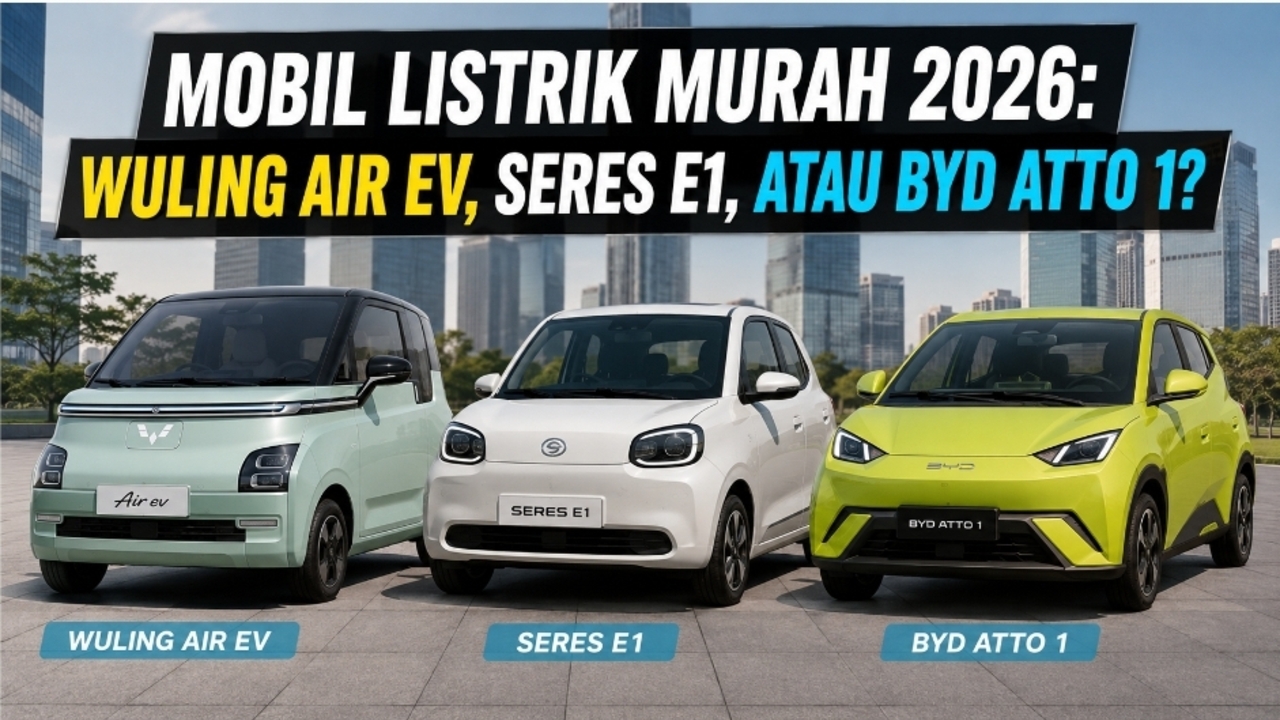 Wuling Air EV vs Seres E1 vs BYD Atto 1: Peta Kompetisi Mobil Listrik Rp 200 Juta di 2026