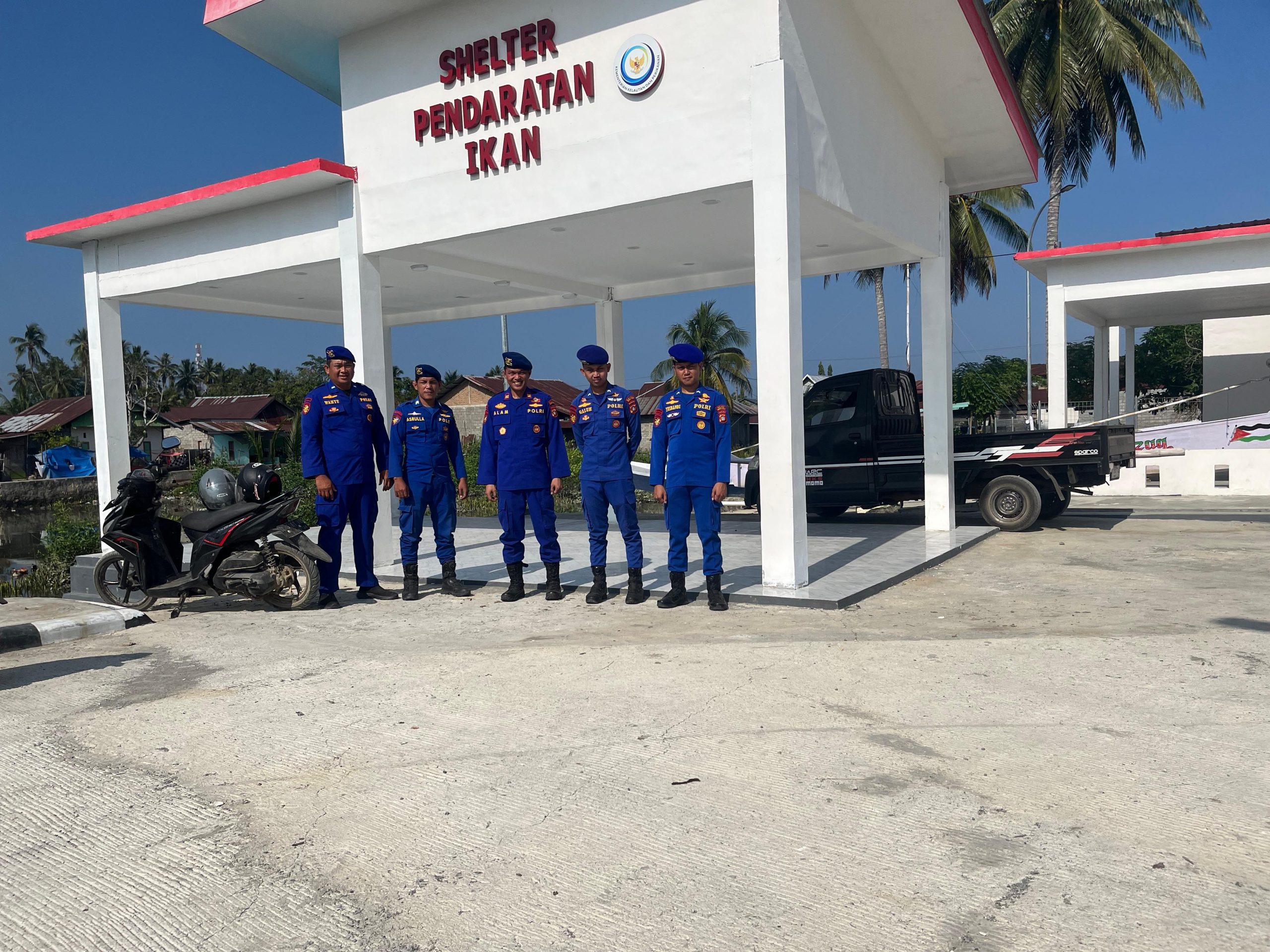 Satpolairud Polres Mamuju Tengah Turun ke Kampung Nelayan Merah Putih, Cek Dermaga hingga Antisipasi Pencurian Ikan