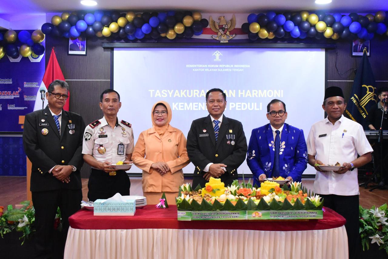 Kanwil Kemenkum Sulteng Gelar Tasyakuran Hari Pengayoman Ke-81, Kakanwil Tekankan Pelayanan Hukum yang Mengayomi